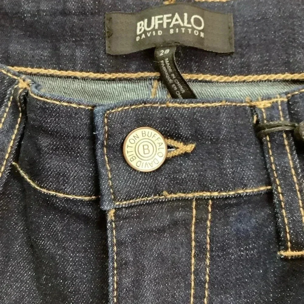 BUFFALO DAVID BITTON Bailey Mid Rise Boot Cut Jeans Size 28 - Picture 8 of 15